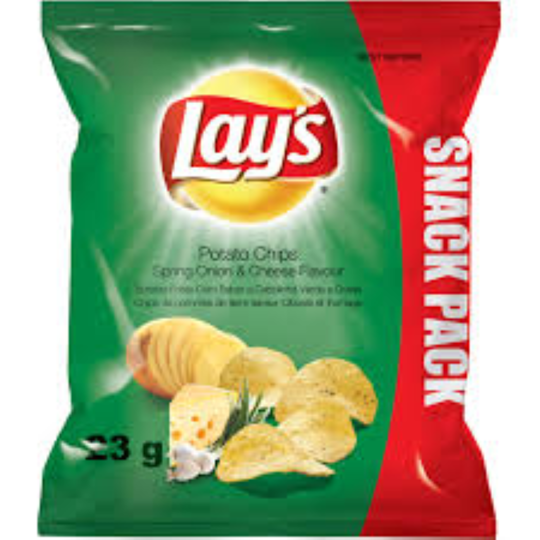 LAYS SPRING ONION & CHEESE 23G